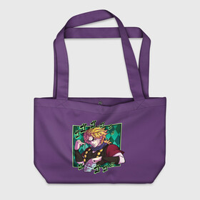 Пляжная сумка 3D с принтом Dio Brando. JoJo в городе Новоалтайск, 100% полиэстер | застегивается на металлическую кнопку; внутренний карман застегивается на молнию. Стенки укреплены специальным мягким материалом, чтобы защитить содержимое от несильных ударов
 | adventure | bizarre | brando | dio | jo | joestar | joseph | josuke | jotaro | kujo | lisa | speedwagon | the | world | абдул | брандо | бруно | джо | джозеф | джолин | джонатан | джорно | джоске | джостар | джотаро | дио | какёин | куджо | лиза | невероя