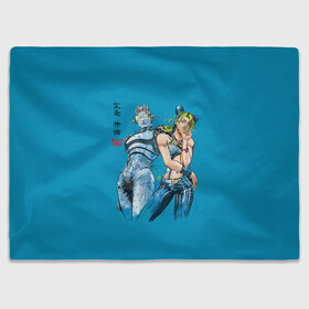 Плед 3D с принтом Джолин Куджо в городе Новоалтайск, 100% полиэстер | закругленные углы, все края обработаны. Ткань не мнется и не растягивается | adventure | bizarre | brando | dio | jo | joestar | joseph | josuke | jotaro | kujo | lisa | speedwagon | the | world | абдул | брандо | бруно | джо | джозеф | джолин | джонатан | джорно | джоске | джостар | джотаро | дио | какёин | куджо | лиза | невероя