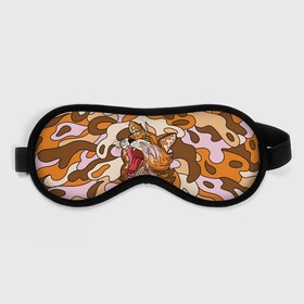 Маска для сна 3D с принтом Грозный кот в городе Новоалтайск, внешний слой — 100% полиэфир, внутренний слой — 100% хлопок, между ними — поролон |  | cat | cat art | звери | кот | котенок | котик | кошка