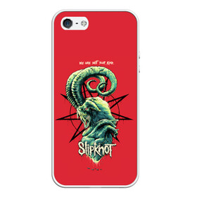 Чехол для iPhone 5/5S матовый с принтом SLIPKNOT | СЛИПКНОТ (+спина) (Z) в городе Новоалтайск, Силикон | Область печати: задняя сторона чехла, без боковых панелей | rock | slipknot | петля | рок | скользящий узел | слипкнот | тяжелый рок | удавка
