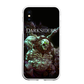 Чехол для iPhone XS Max матовый с принтом Гнев Войны | Darksiders (Z) в городе Новоалтайск, Силикон | Область печати: задняя сторона чехла, без боковых панелей | darksiders | darksiders 2 | darksiders 3 | ulthane | wrath of war | всадник апокалипсиса | гнев войны | обугленный совет | руина | ультэйн