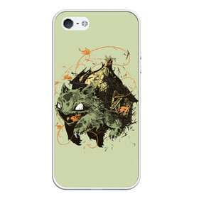 Чехол для iPhone 5/5S матовый с принтом Horror Bulbasaur в городе Новоалтайск, Силикон | Область печати: задняя сторона чехла, без боковых панелей | anime | bulbasaur | pokemon | poket monster | poketmon | аниме | анимэ | бульбазавр | карманные монстры | покемон