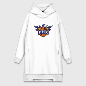 Платье-худи хлопок с принтом Phoenix Suns в городе Новоалтайск,  |  | basketball | mvp | nba | phoenix | sport | streetball | suns | аризона | баскетбол | игра | крис пол | мяч | нба | санс | спорт | стритбол | тренер | финикс | чемпион