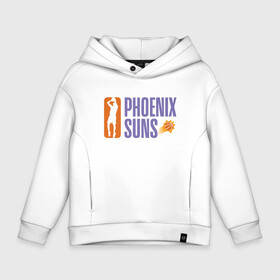 Детское худи Oversize хлопок с принтом NBA - Suns в городе Новоалтайск, френч-терри — 70% хлопок, 30% полиэстер. Мягкий теплый начес внутри —100% хлопок | боковые карманы, эластичные манжеты и нижняя кромка, капюшон на магнитной кнопке | basketball | mvp | nba | phoenix | sport | streetball | suns | аризона | баскетбол | игра | крис пол | мяч | нба | санс | спорт | стритбол | тренер | финикс | чемпион