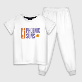 Детская пижама хлопок с принтом NBA - Suns в городе Новоалтайск, 100% хлопок |  брюки и футболка прямого кроя, без карманов, на брюках мягкая резинка на поясе и по низу штанин
 | basketball | mvp | nba | phoenix | sport | streetball | suns | аризона | баскетбол | игра | крис пол | мяч | нба | санс | спорт | стритбол | тренер | финикс | чемпион