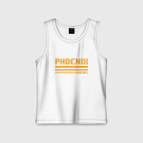 Детская майка хлопок с принтом Phoenix Basketball в городе Новоалтайск,  |  | basketball | mvp | nba | phoenix | sport | streetball | suns | аризона | баскетбол | игра | крис пол | мяч | нба | санс | спорт | стритбол | тренер | финикс | чемпион