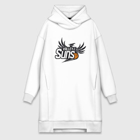 Платье-худи хлопок с принтом Valley Of The Suns в городе Новоалтайск,  |  | basketball | mvp | nba | phoenix | sport | streetball | suns | аризона | баскетбол | игра | крис пол | мяч | нба | санс | спорт | стритбол | тренер | финикс | чемпион