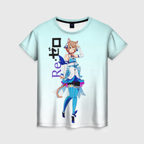 Женская футболка 3D с принтом Феликс Аргайл Re: Zero в городе Новоалтайск, 100% полиэфир ( синтетическое хлопкоподобное полотно) | прямой крой, круглый вырез горловины, длина до линии бедер | felix argyle | ferisu | ram | re to | re zero | re:zero | rem | rezero | аниме ре зеро | жизнь в альтернативном мире с нуля | жизнь с нуля в альтернативном мире | рам | ре зеро | рем | феликс аргайл | феликс аргайль | феррис | 