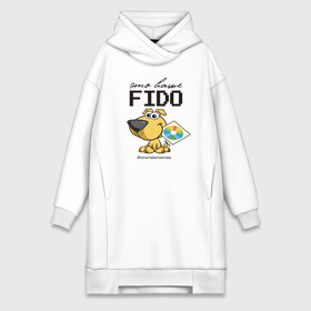 Платье-худи хлопок с принтом Это ваше FIDO в городе Новоалтайск,  |  | disk | dog | fidonet | message | network | диск | сеть | собака | сообщение | фидонет