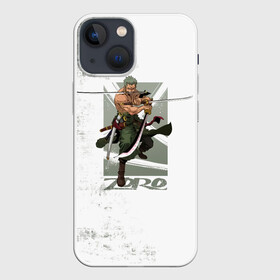Чехол для iPhone 13 mini с принтом Зоро One Piece. Большой куш в городе Новоалтайск,  |  | anime | manga | one piece | zoro roronoa | аниме | большой куш | ван пис | великий флот | вон пис | зородзюро | король пиратов | манга | мечник | охотник за головами | охотник на пиратов | пират