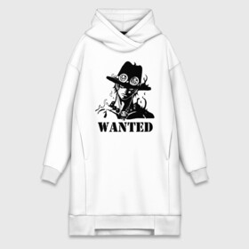 Платье-худи хлопок с принтом Портгас Д. Эйс в розыске One Piece в городе Новоалтайск,  |  | anime | manga | one piece | whitebeard pirates | аниме | бандит | большой куш | ван пис | вон пис | гол д. эйс | командир 2 ой дивизии | король пиратов | манга | пират | пираты белой бороды | пираты белоуса | портгас д. эйс