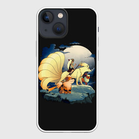 Чехол для iPhone 13 mini с принтом Принцесса Мононоке х Покемоны в городе Новоалтайск,  |  | anime | mononoke | pokemon | poket monster | poketmon | аниме | анимэ | карманные монстры | покемон