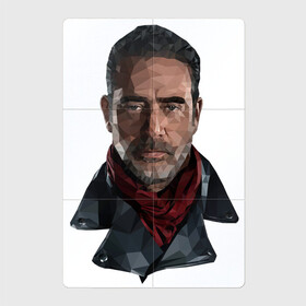 Магнитный плакат 2Х3 с принтом Negan/Ниган в городе Новоалтайск, Полимерный материал с магнитным слоем | 6 деталей размером 9*9 см | the walking dead | джеффри дин морган | зомби | люсиль | ниган | фанарт | ходячие мертвецы