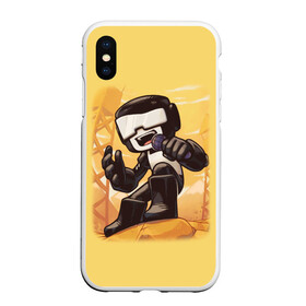 Чехол для iPhone XS Max матовый с принтом Танкист (Tankman) в городе Новоалтайск, Силикон | Область печати: задняя сторона чехла, без боковых панелей | Тематика изображения на принте: fnf | friday night funkin | john captain | tankman | джон капитан | игра | кэп | танкист | фрайдей найт функин | фридау найт фанкин | фридей найт фанкин | фридэй фанкин