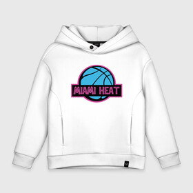 Детское худи Oversize хлопок с принтом Miami Basketball в городе Новоалтайск, френч-терри — 70% хлопок, 30% полиэстер. Мягкий теплый начес внутри —100% хлопок | боковые карманы, эластичные манжеты и нижняя кромка, капюшон на магнитной кнопке | basketball | miami heat | mvp | nba | sport | streetball | wade | баскетбол | батлер | дуэйн уэйд | игра | майами хит | мяч | нба | спорт | стритбол | тренер | чемпион