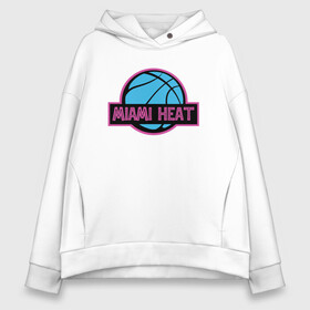 Женское худи Oversize хлопок с принтом Miami Basketball в городе Новоалтайск, френч-терри — 70% хлопок, 30% полиэстер. Мягкий теплый начес внутри —100% хлопок | боковые карманы, эластичные манжеты и нижняя кромка, капюшон на магнитной кнопке | basketball | miami heat | mvp | nba | sport | streetball | wade | баскетбол | батлер | дуэйн уэйд | игра | майами хит | мяч | нба | спорт | стритбол | тренер | чемпион