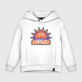 Детское худи Oversize хлопок с принтом Phoenix Suns в городе Новоалтайск, френч-терри — 70% хлопок, 30% полиэстер. Мягкий теплый начес внутри —100% хлопок | боковые карманы, эластичные манжеты и нижняя кромка, капюшон на магнитной кнопке | basketball | mvp | nba | phoenix | sport | streetball | suns | аризона | баскетбол | игра | крис пол | мяч | нба | санс | спорт | стритбол | тренер | финикс | чемпион