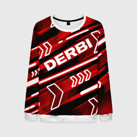 Мужской свитшот 3D с принтом DERBI / ДЕРБИ / SPORT в городе Новоалтайск, 100% полиэстер с мягким внутренним слоем | круглый вырез горловины, мягкая резинка на манжетах и поясе, свободная посадка по фигуре | derbi | gp1 | motorcycle | motosport | predator | racing | senda | speed | sport | байк | гонки | двигатель | дерби | мото | мотокросс | мотоспорт | мототриал | мотоцикл | предатор. | сенда | скорость | спорт