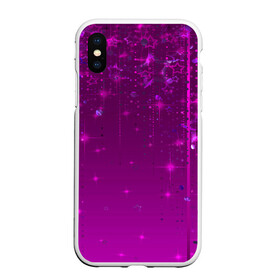 Чехол для iPhone XS Max матовый с принтом Абстрактный фон фуксия в городе Новоалтайск, Силикон | Область печати: задняя сторона чехла, без боковых панелей | Тематика изображения на принте: детский | звезды | малиновый | модный | молодежный | пурпурный | современный | фуксия | яркий узор