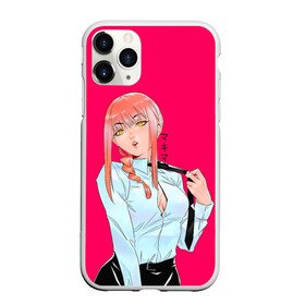 Чехол для iPhone 11 Pro матовый с принтом Охотница на демонов Макима | Chainsaw Man Makima в городе Новоалтайск, Силикон |  | Тематика изображения на принте: anime | chainsaw | chainsaw man | chainsawman | chainsow | maki | makima | manga | power | аниме | бензопила | бим | денджи | дендзи | дэнджи | кишибэ | макима | манга | мем | пауэр | пила | хаякава аки | химено | человек бензопила