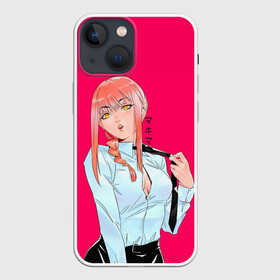 Чехол для iPhone 13 mini с принтом Охотница на демонов Макима | Chainsaw Man Makima в городе Новоалтайск,  |  | anime | chainsaw | chainsaw man | chainsawman | chainsow | maki | makima | manga | power | аниме | бензопила | бим | денджи | дендзи | дэнджи | кишибэ | макима | манга | мем | пауэр | пила | хаякава аки | химено | человек бензопила