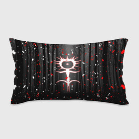 Подушка 3D антистресс с принтом GHOSTEMANE. в городе Новоалтайск, наволочка — 100% полиэстер, наполнитель — вспененный полистирол | состоит из подушки и наволочки на молнии | Тематика изображения на принте: 1930 | blackmage | ghost | ghoste | ghostemane | ghostemane 1930 | ghostmane | hevox 1930 | hip hop | kreep | mane | mercury | music | noise | rap | suicideboys | trash | trash gang | venom