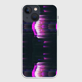 Чехол для iPhone 13 mini с принтом Розовый глитч в городе Новоалтайск,  |  | vhs | белый шум | глитч | неон | плёнка | текстура