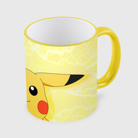 Кружка с полной запечаткой с принтом Sweet Pikachu в городе Новоалтайск, керамика | ёмкость 330 мл | anime | pikachu | pokemon | poket monster | poketmon | аниме | анимэ | карманные монстры | пикачу | покемон