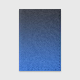 Обложка для паспорта матовая кожа с принтом DARK OCEAN GRADIENT в городе Новоалтайск, натуральная матовая кожа | размер 19,3 х 13,7 см; прозрачные пластиковые крепления | Тематика изображения на принте: абстракция | амбре | без дизайна | голубая | голубое | градиент | градиент и ничего лишнего | градиенты | на каждый день | синий | синяя | текстура | черная | черный