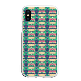 Чехол для iPhone XS Max матовый с принтом Геометрический глитч в городе Новоалтайск, Силикон | Область печати: задняя сторона чехла, без боковых панелей | glitch | абстракция | геометрия | паттерн | узор
