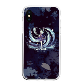Чехол для iPhone XS Max матовый с принтом Genshin Impact - Аяка в городе Новоалтайск, Силикон | Область печати: задняя сторона чехла, без боковых панелей | anime | ayaka | game | gamer | genshin | genshin ayaka | genshin impact | impact | kamisato | аниме | аяка | геншин | геншин аяка | геншин импакт | игра | импакт | камисато | крио | ледяная | самурай | япония | японский