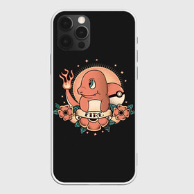 Чехол для iPhone 12 Pro Max с принтом Чермандер тату в городе Новоалтайск, Силикон |  | anime | pokemon | poket monster | poketmon | аниме | анимэ | дракон | дракончик | карманные монстры | покемон | чермандер