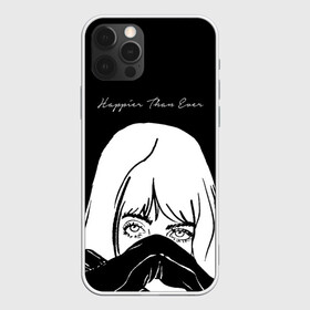 Чехол для iPhone 12 Pro Max с принтом Happier Than Ever, Билли Айлиш в городе Новоалтайск, Силикон |  | be | billie eilish | happier than ever | pop art | билли айлиш | инди поп | музыка