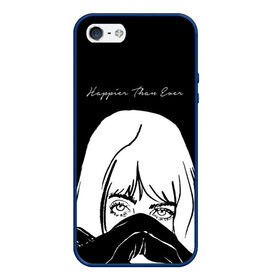 Чехол для iPhone 5/5S матовый с принтом Happier Than Ever, Билли Айлиш в городе Новоалтайск, Силикон | Область печати: задняя сторона чехла, без боковых панелей | be | billie eilish | happier than ever | pop art | билли айлиш | инди поп | музыка