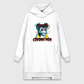 Платье-худи хлопок с принтом Coronathon в городе Новоалтайск,  |  | coronavirus | covid19 | virus | вакцина | вакцинация | вирус | грипп | заражение | здоровье | иммунитет | инфекция | карантин | корона | коронавирус | маска | пандемия | прививка | самоизоляция | спутник