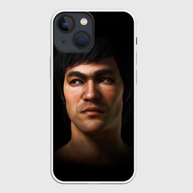 Чехол для iPhone 13 mini с принтом Bruce в городе Новоалтайск,  |  | Тематика изображения на принте: bruce lee | karate | брюс ли | джеки чан | карате | цитата