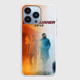 Чехол для iPhone 13 Pro с принтом Рик Декард и Кей BR2049 в городе Новоалтайск,  |  | Тематика изображения на принте: blade runner 2049 | cyberpunk | future | harrison ford | hologram | k | neon | rick decard | ryan gosling | бегущий по лезвию 2049 | будущее | голограмма | кей | киберпанк | неон | райан гослинг | рик декард | фильмы | харрисон форд