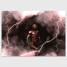 Поздравительная открытка с принтом HE-MAN и ORKO | Masters of the Universe (Z) в городе Новоалтайск, 100% бумага | плотность бумаги 280 г/м2, матовая, на обратной стороне линовка и место для марки
 | he man | masters of the universe | mult | orka | orko | she ra | властелины вселенной | мульт | мультфильм | орка | орко | хи ман | хи мен | хи мэн
