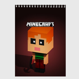 Скетчбук с принтом MINECRAFT | МАЙНКРАФТ (Z) в городе Новоалтайск, 100% бумага
 | 48 листов, плотность листов — 100 г/м2, плотность картонной обложки — 250 г/м2. Листы скреплены сверху удобной пружинной спиралью | Тематика изображения на принте: block | creeper | cube | minecraft | minecraft nature | minecraft skin | minectaft skins | mobs | pixel | tnt | underground | блок | геометрия | крафт | крипер | кубики | майнкрафт | пиксели | тнт