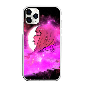 Чехол для iPhone 11 Pro Max матовый с принтом Аниме Девушка | Розовый Космос в городе Новоалтайск, Силикон |  | anime | cloud | girl | japan | moon sky | pink | senpai | space | аниме | анимэ | девочка | девушка | космос | краска | кровь | луна | мульт | самурай | символ | тян | япония