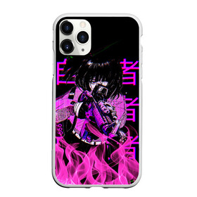 Чехол для iPhone 11 Pro Max матовый с принтом Аниме Девушка Киберпанк в городе Новоалтайск, Силикон |  | Тематика изображения на принте: 2077 | anime | cloud | cyberpunk | fire | girl | japan | pink | senpai | аниме | анимэ | девочка | девушка | игра | иероглифы | краска | мульт | огонь | самурай | символ | тян | япония
