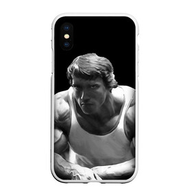 Чехол для iPhone XS Max матовый с принтом Злой Арнольд в городе Новоалтайск, Силикон | Область печати: задняя сторона чехла, без боковых панелей | pumping iron | арнольд | бодибилдинг | боль временна | железный арни | злой арни | злой арнольд | качай железо | качалка | качая железо | кроссфит | кросфит | пауэрлифтинг | спорт | терминатор