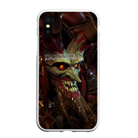Чехол для iPhone XS Max матовый с принтом Darksiders | Гнев Войны (Z) в городе Новоалтайск, Силикон | Область печати: задняя сторона чехла, без боковых панелей | azrael | darksiders | darksiders 2 | darksiders 3 | griever | silitha | tiamat | ulthane | vulgrim | wrath of war | всадник апокалипсиса | гнев войны | обугленный совет | руина | ультэйн | чёрный молот