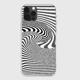 Чехол для iPhone 12 Pro Max с принтом Черно белый мозаичный узор в городе Новоалтайск, Силикон |  | Тематика изображения на принте: волна | мозаика | мозаичная картина | серый | узор | черно белый | черный и белый