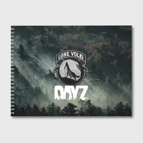 Альбом для рисования с принтом LONE VOLKI | DAYZ (Z) в городе Новоалтайск, 100% бумага
 | матовая бумага, плотность 200 мг. | Тематика изображения на принте: apocalypse | arma 2 | dayz | game | survival horror | zombie | апокалипсис | арма | арма 2 | дейзи | зомби | зомби апокалипсисом | игра | мертвецы | симулятор выживания | ходячик мертвецы