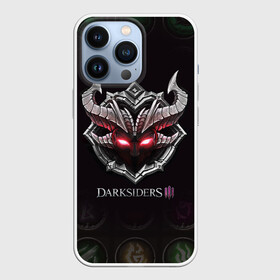 Чехол для iPhone 13 Pro с принтом Руны | Darksiders 3 (Z) в городе Новоалтайск,  |  | Тематика изображения на принте: azrael | darksiders | darksiders 2 | darksiders 3 | griever | silitha | tiamat | ulthane | vulgrim | wrath of war | всадник апокалипсиса | гнев войны | обугленный совет | руина | ультэйн | чёрный молот