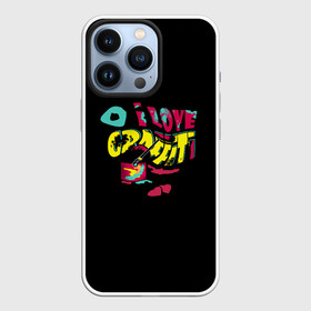 Чехол для iPhone 13 Pro с принтом Люблю граффити в городе Новоалтайск,  |  | Тематика изображения на принте: абстрактный | граффити | иллюстрация | надписи | рыба | яркий рисунок