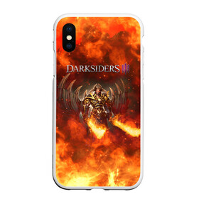 Чехол для iPhone XS Max матовый с принтом Darksiders 3 | Гнев Войны 3 (Z) в городе Новоалтайск, Силикон | Область печати: задняя сторона чехла, без боковых панелей | azrael | darksiders | darksiders 3 | griever | silitha | tiamat | ulthane | vulgrim | wrath of war | всадник апокалипсиса | гнев войны | обугленный совет | руина | ультэйн | чёрный молот