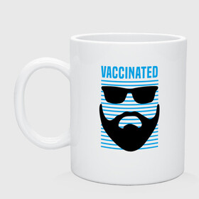Кружка керамическая с принтом Vaccinated в городе Новоалтайск, керамика | объем — 330 мл, диаметр — 80 мм. Принт наносится на бока кружки, можно сделать два разных изображения | coronavirus | covid19 | virus | вакцина | вакцинация | вирус | грипп | заражение | здоровье | иммунитет | инфекция | карантин | корона | коронавирус | маска | пандемия | прививка | самоизоляция | спутник