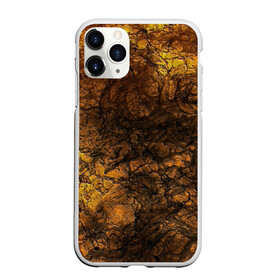 Чехол для iPhone 11 Pro Max матовый с принтом Абстрактный узор текстура в городе Новоалтайск, Силикон |  | Тематика изображения на принте: каменный узор | камень | коричневый | маскировочный | милитари | мраморный | темный оранжевый | черный и оранжевый